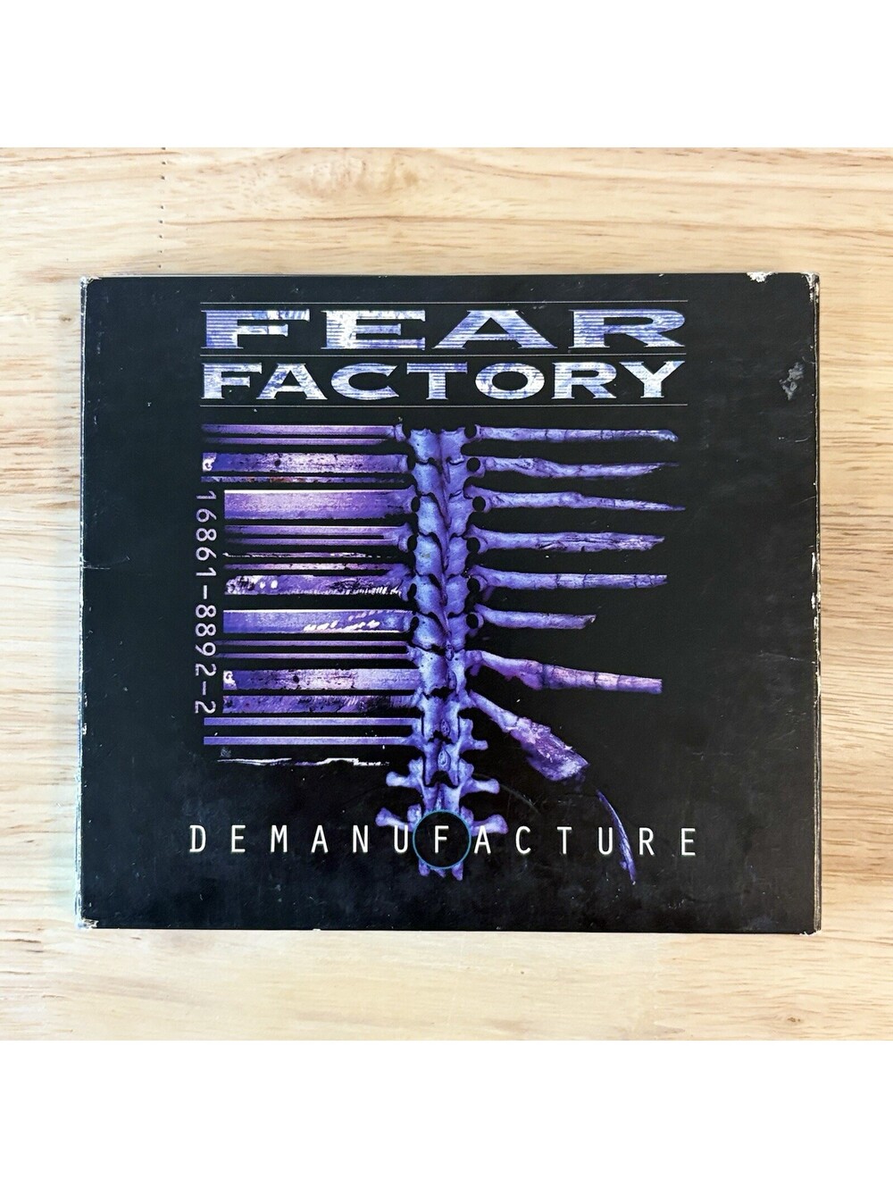 FEAR FACTORY Demanufacture CD SIGNED 1995 Soulfly Coal Chamber Chimaira Sepultra